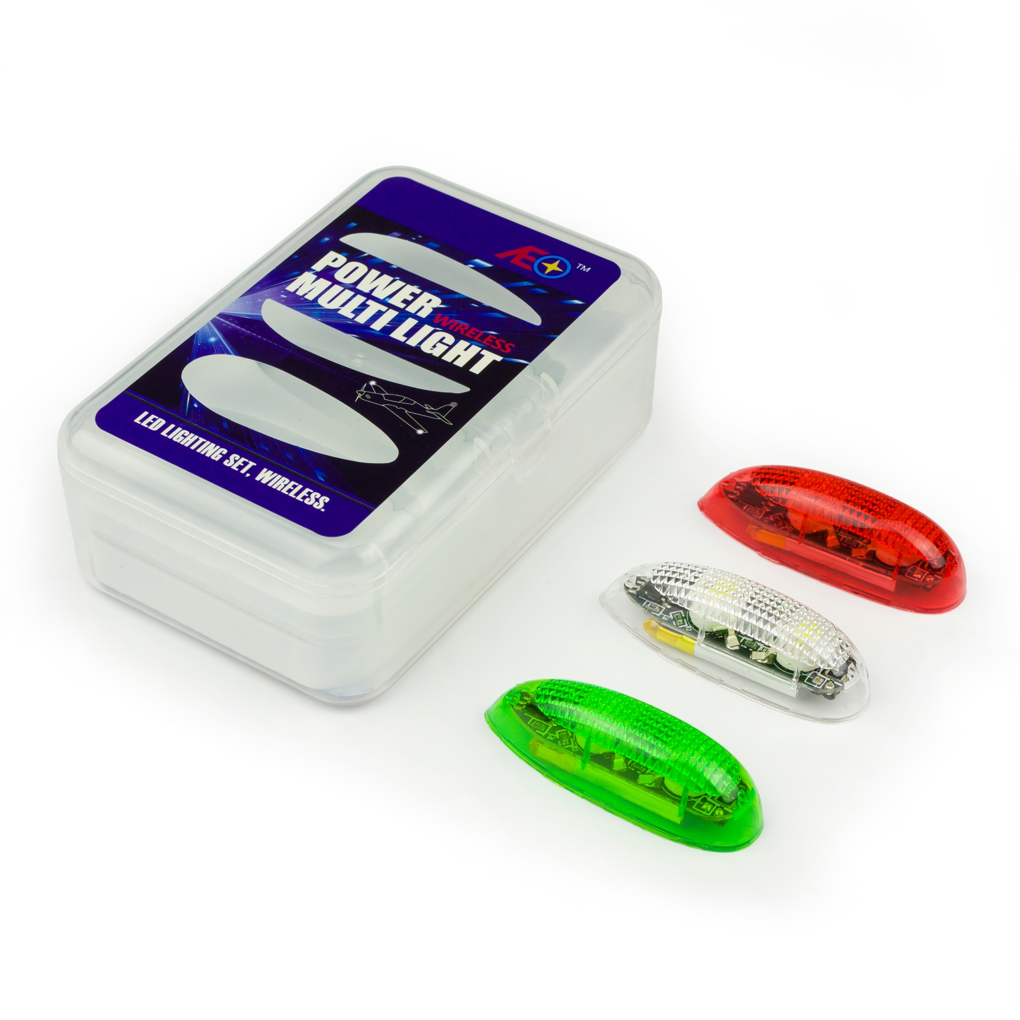 Dancing Wings Hobby 3.7V Wireless LED Multilight Electric LED Lights ...